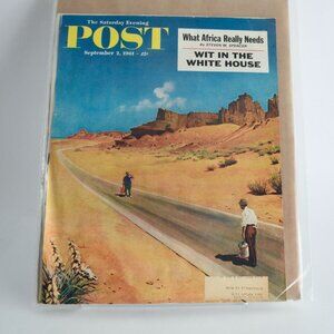 The Saturday Evening Post Magazine COVER September SEPT 2 1961
